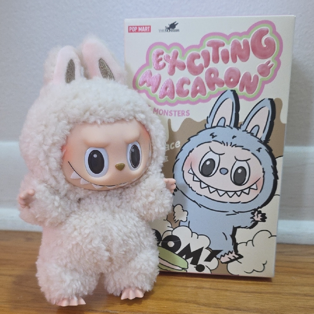 Exciting Macaron Monsters Labubu In Soymilk. UNOPENED